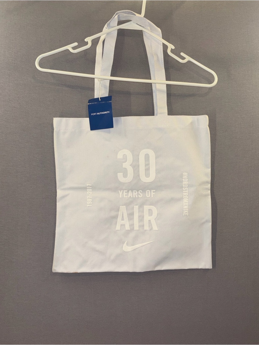 Nike 30 Years of Air White Tote Bag Nordstrom